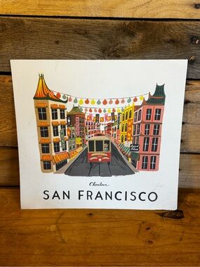 Rifle Paper Co. San Francisco Chinatown World Traveler Art Print 11x10.75